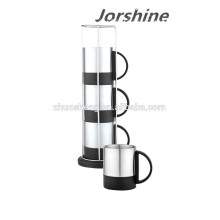 new design stainless coffee cup set KT002